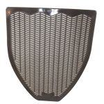 Malla para Mingitorio Impact® Z-Mat, 17.5 In X 20.38 In, Gris, Aroma Manzana Verde